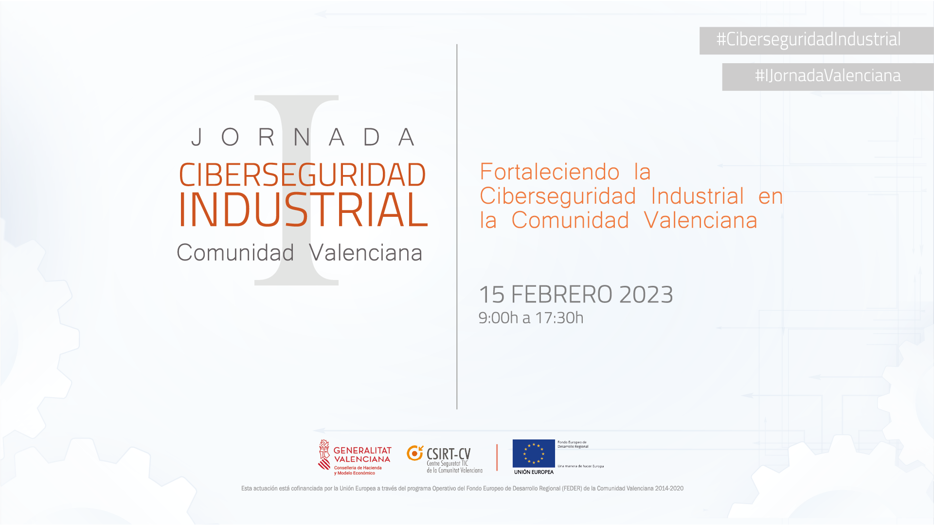 I Jornada Ciberseguridad Industrial en la Comunidad Valenciana